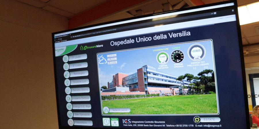 Risparmio, efficienza, benessere dei pazienti per Ospedale Versilia con le soluzioni di gestione dell’edificio EcoStruxur di Schneider Electric